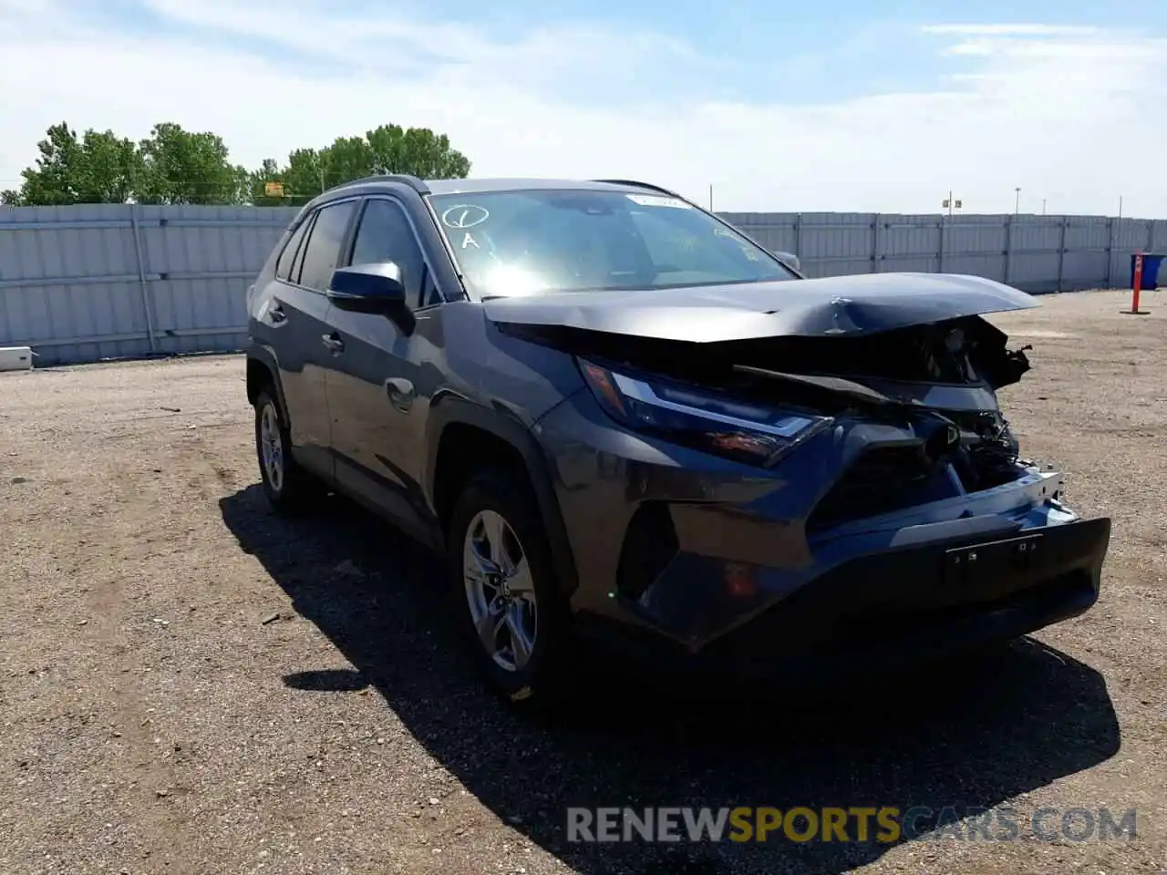 1 Photograph of a damaged car 2T3P1RFV5NC257128 TOYOTA RAV4 2022