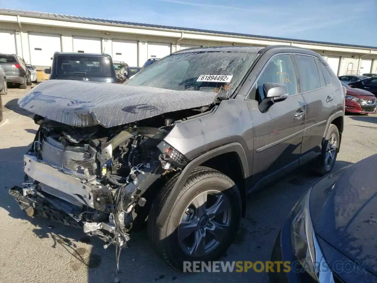 2 Photograph of a damaged car 2T3P1RFV5NC298505 TOYOTA RAV4 2022