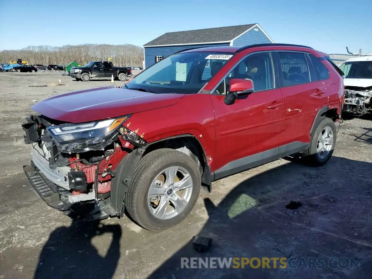 1 Photograph of a damaged car 2T3P1RFV5NW248573 TOYOTA RAV4 2022