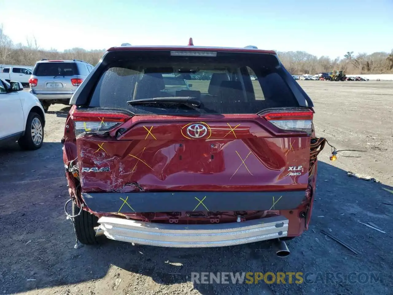 6 Photograph of a damaged car 2T3P1RFV5NW248573 TOYOTA RAV4 2022