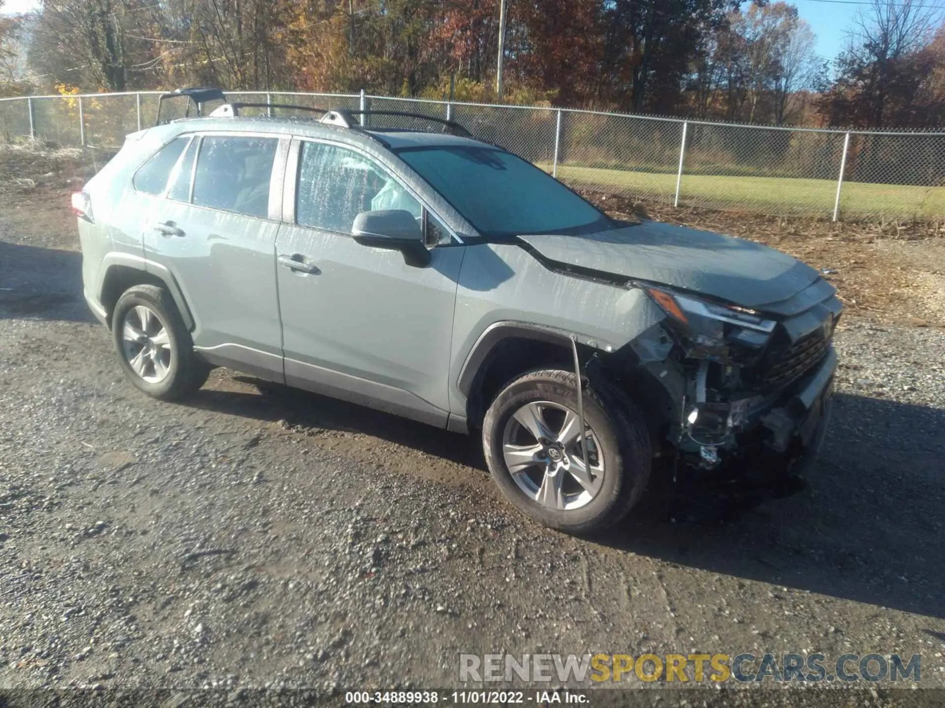 1 Photograph of a damaged car 2T3P1RFV5NW260075 TOYOTA RAV4 2022