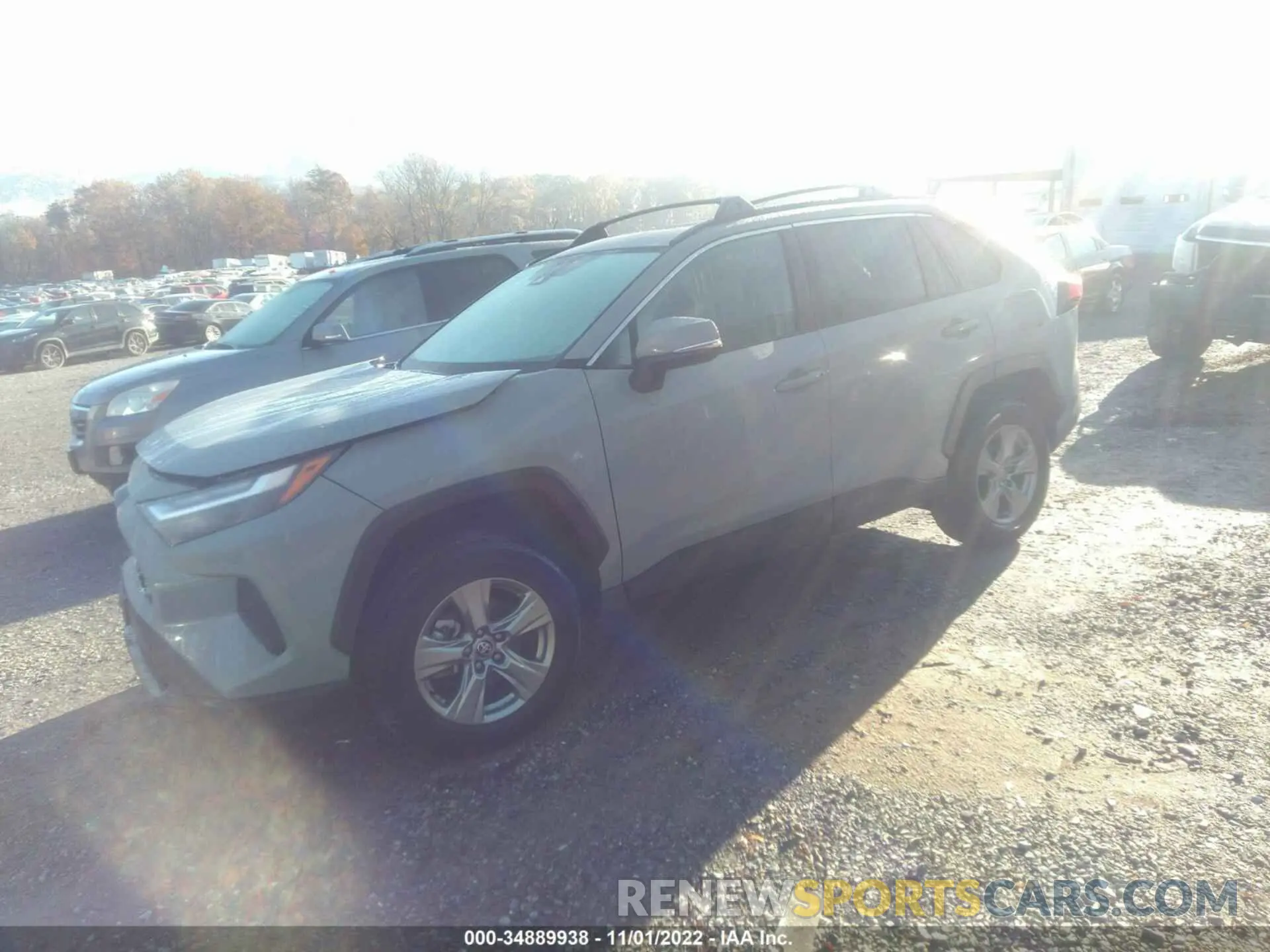 2 Photograph of a damaged car 2T3P1RFV5NW260075 TOYOTA RAV4 2022