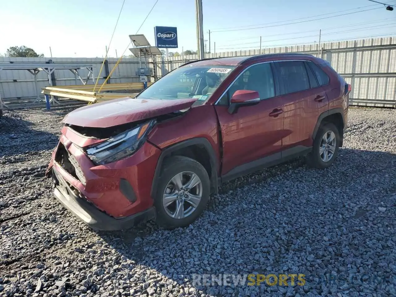 1 Photograph of a damaged car 2T3P1RFV5NW323000 TOYOTA RAV4 2022