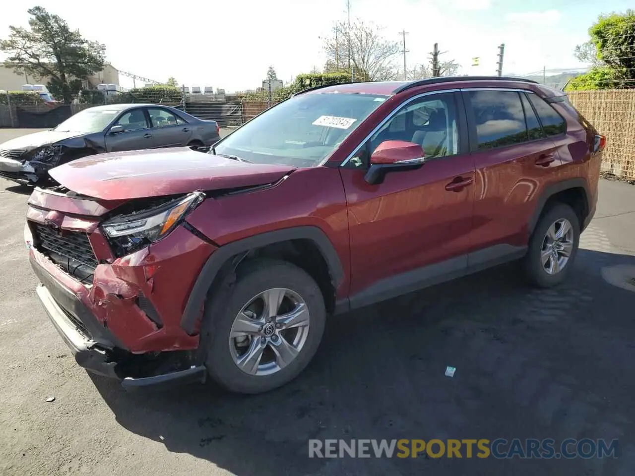 1 Photograph of a damaged car 2T3P1RFV6NW309316 TOYOTA RAV4 2022