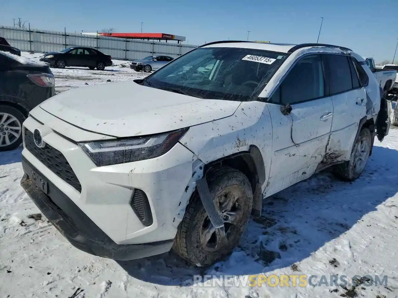 1 Photograph of a damaged car 2T3P1RFV7NC286128 TOYOTA RAV4 2022