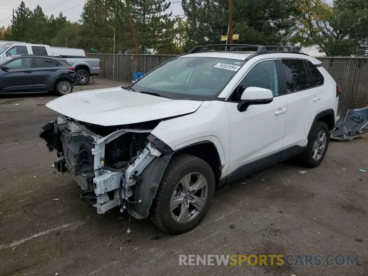 1 Photograph of a damaged car 2T3P1RFV7NW278075 TOYOTA RAV4 2022