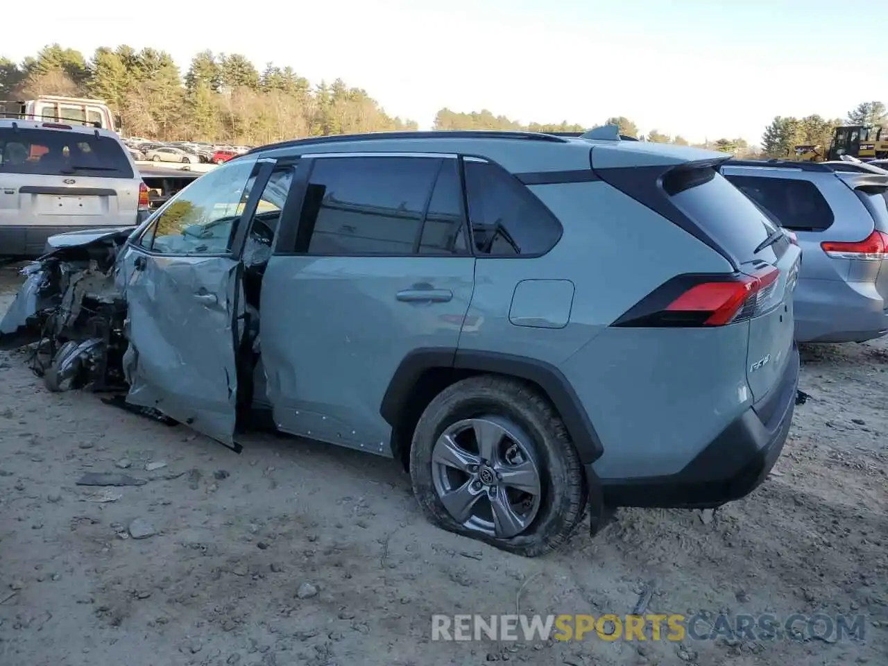 2 Photograph of a damaged car 2T3P1RFV7NW296740 TOYOTA RAV4 2022