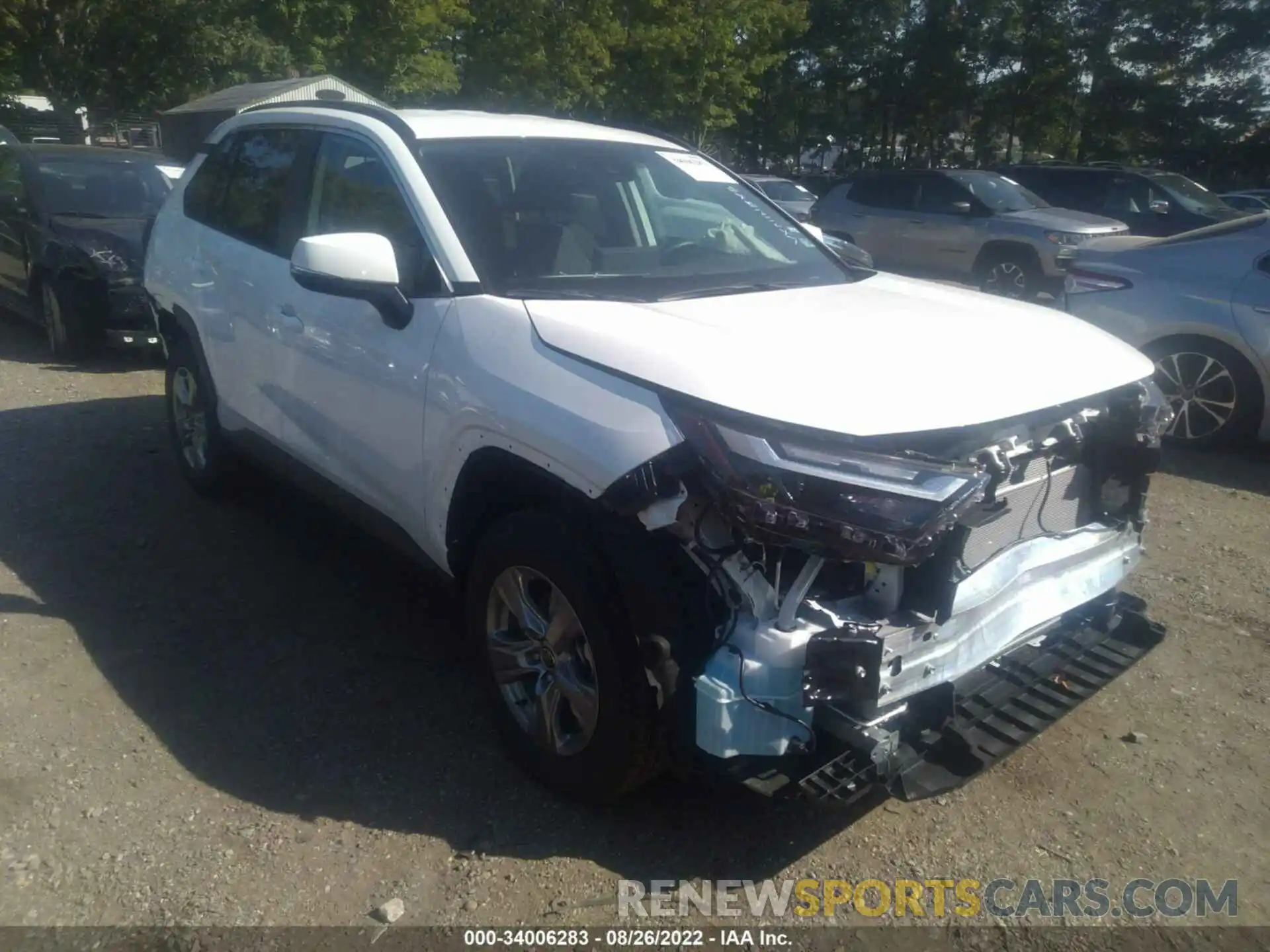 1 Photograph of a damaged car 2T3P1RFV8NW290445 TOYOTA RAV4 2022