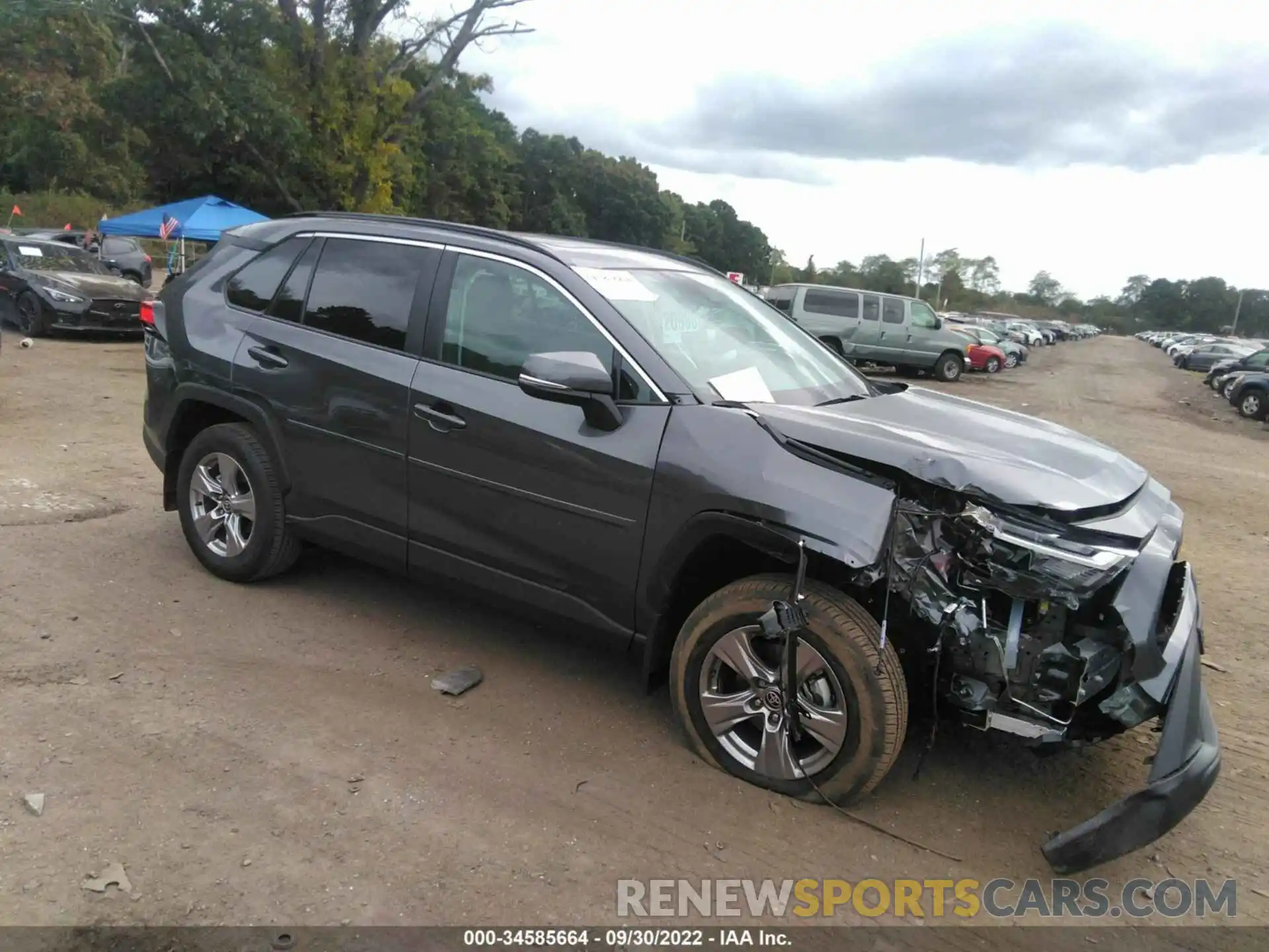 1 Photograph of a damaged car 2T3P1RFV9NC297213 TOYOTA RAV4 2022