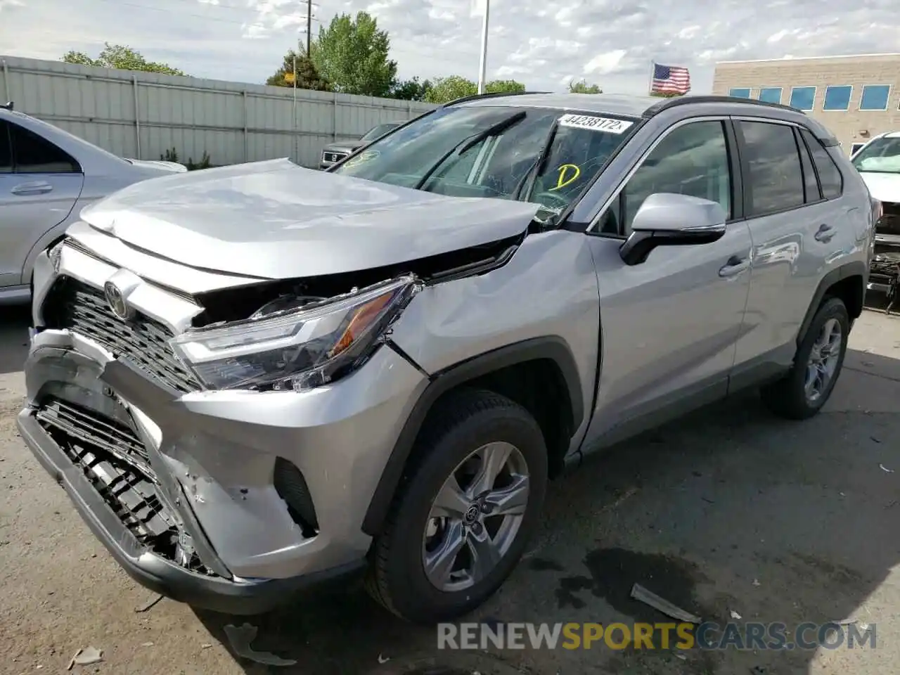 2 Photograph of a damaged car 2T3P1RFVXNC264009 TOYOTA RAV4 2022