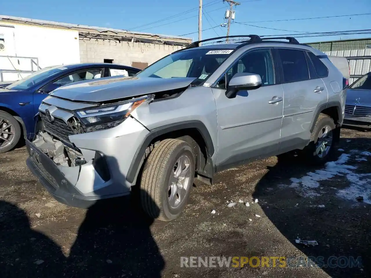 1 Photograph of a damaged car 2T3P1RFVXNW254059 TOYOTA RAV4 2022