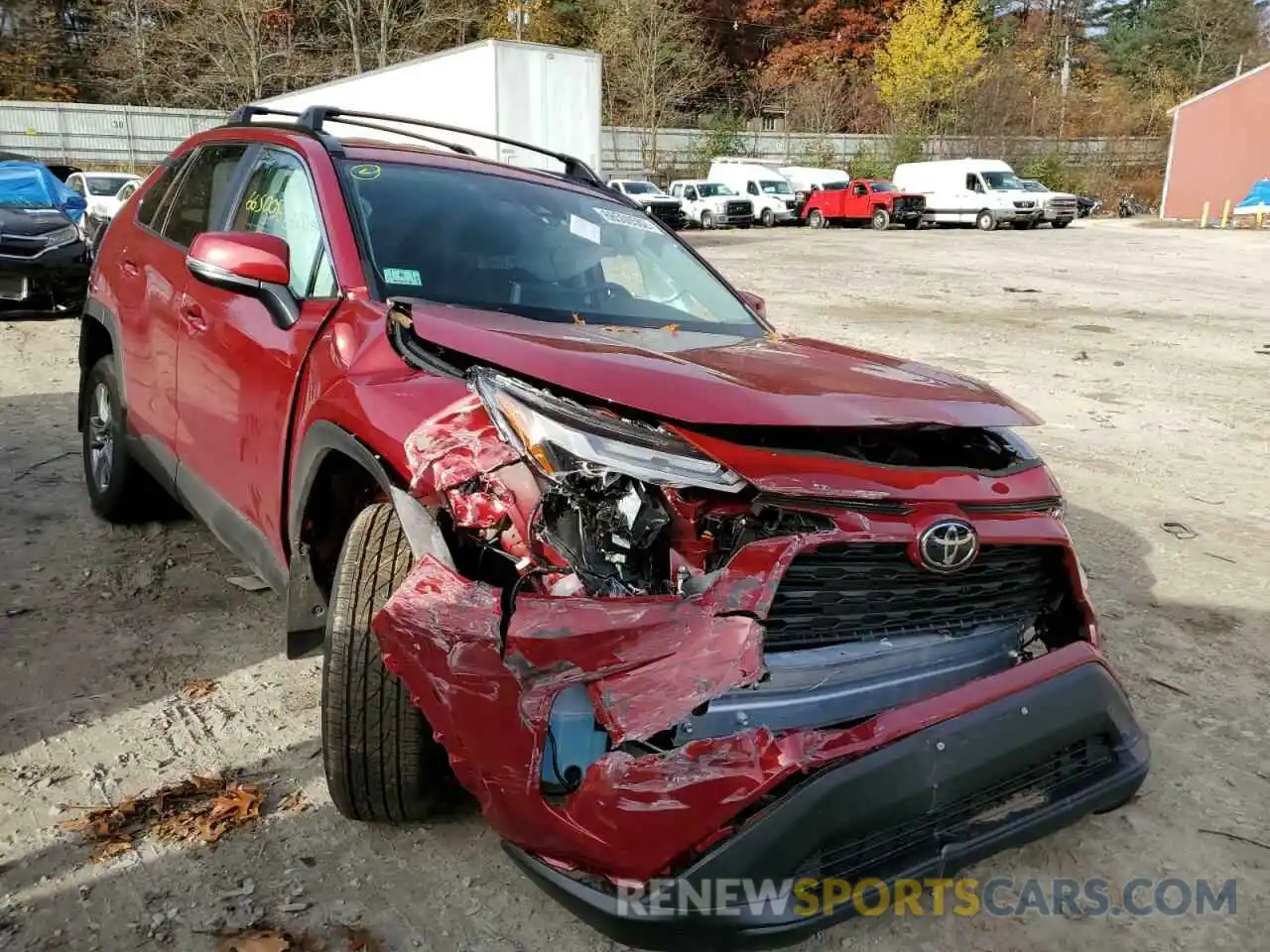 1 Photograph of a damaged car 2T3P1RFVXNW299342 TOYOTA RAV4 2022