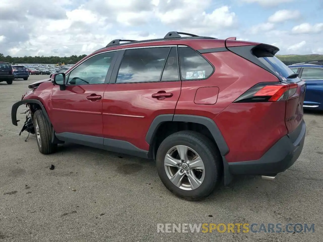 2 Photograph of a damaged car 2T3P1RFVXNW323140 TOYOTA RAV4 2022