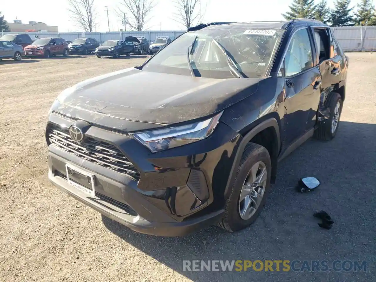 2 Photograph of a damaged car 2T3R1RFV1NC279748 TOYOTA RAV4 2022