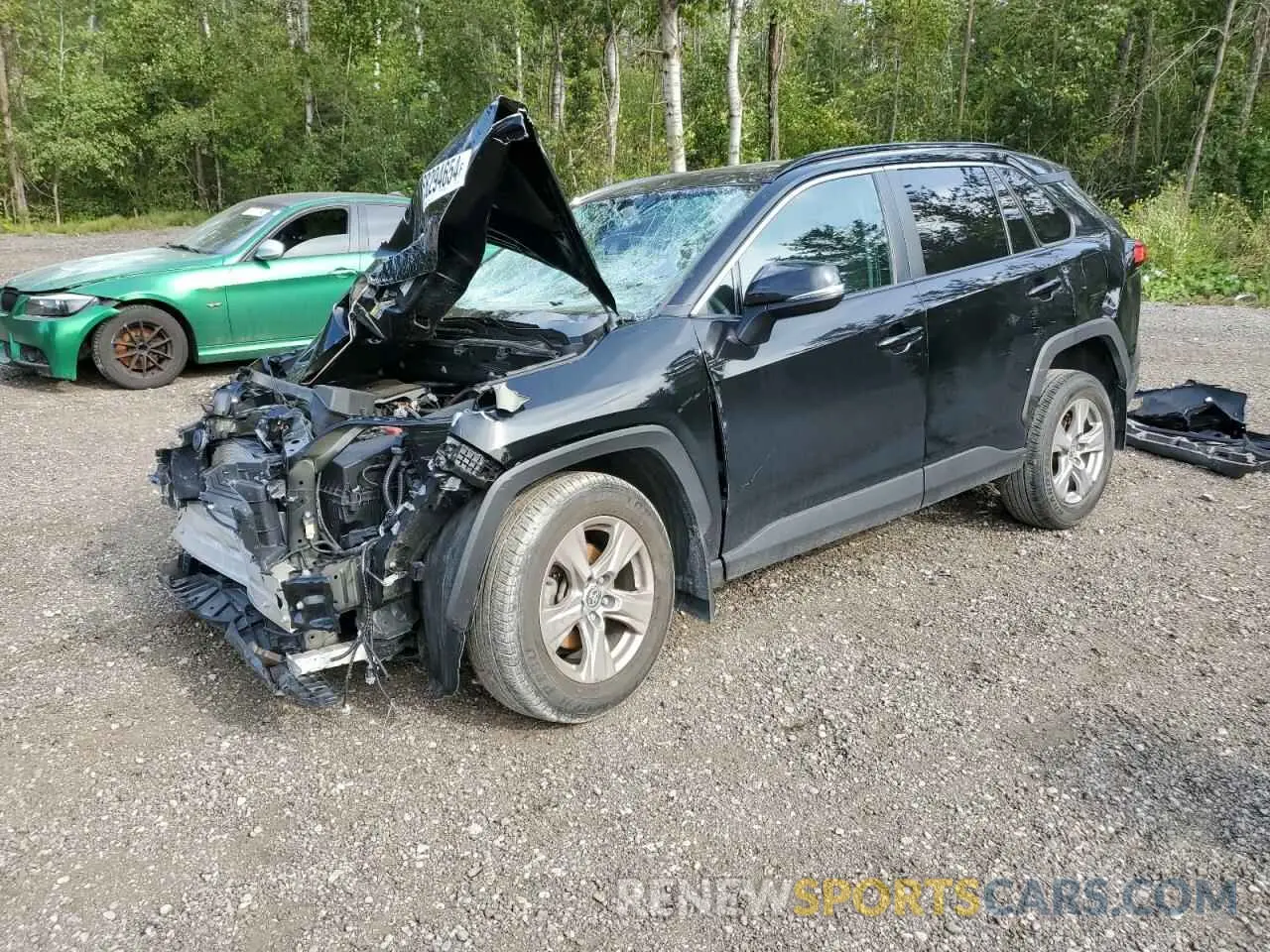 1 Photograph of a damaged car 2T3R1RFV2NC257368 TOYOTA RAV4 2022