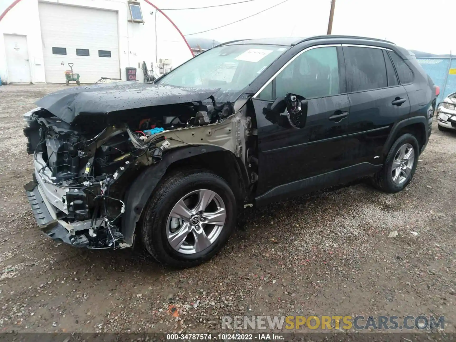 2 Photograph of a damaged car 2T3RWRFV2NW135965 TOYOTA RAV4 2022