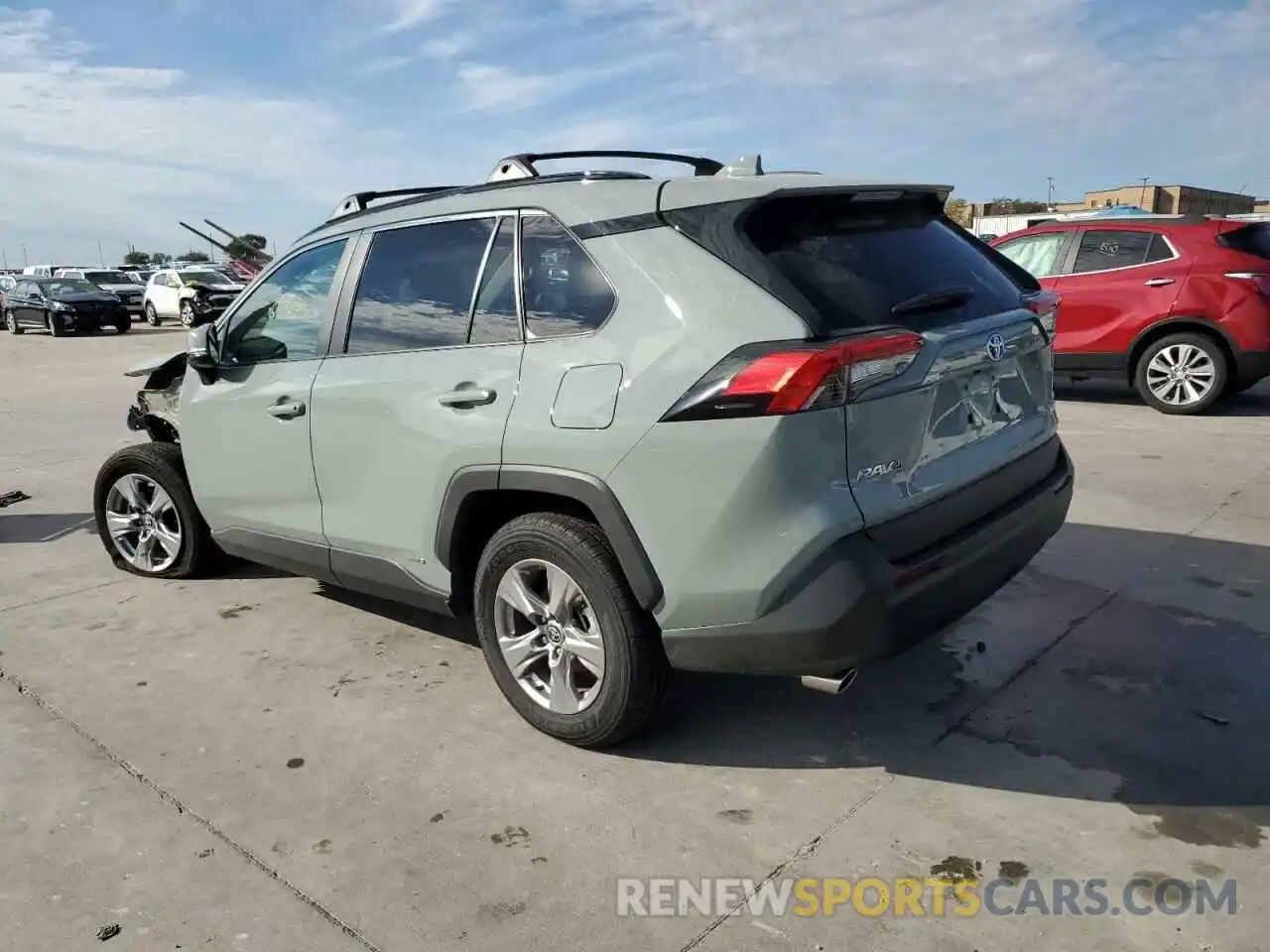 2 Photograph of a damaged car 2T3RWRFV7NW141132 TOYOTA RAV4 2022