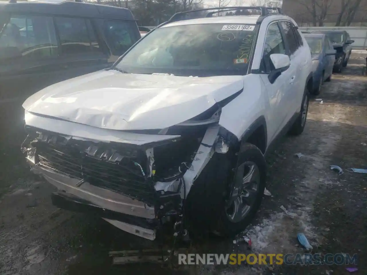 2 Photograph of a damaged car 2T3RWRFVXNW128827 TOYOTA RAV4 2022