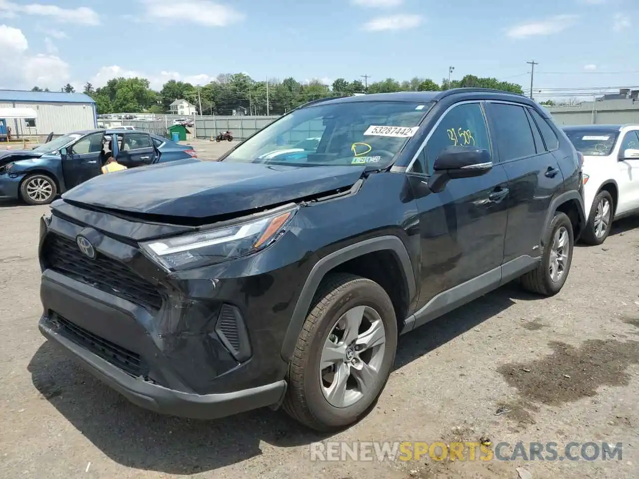 2 Photograph of a damaged car 2T3RWRFVXNW128973 TOYOTA RAV4 2022