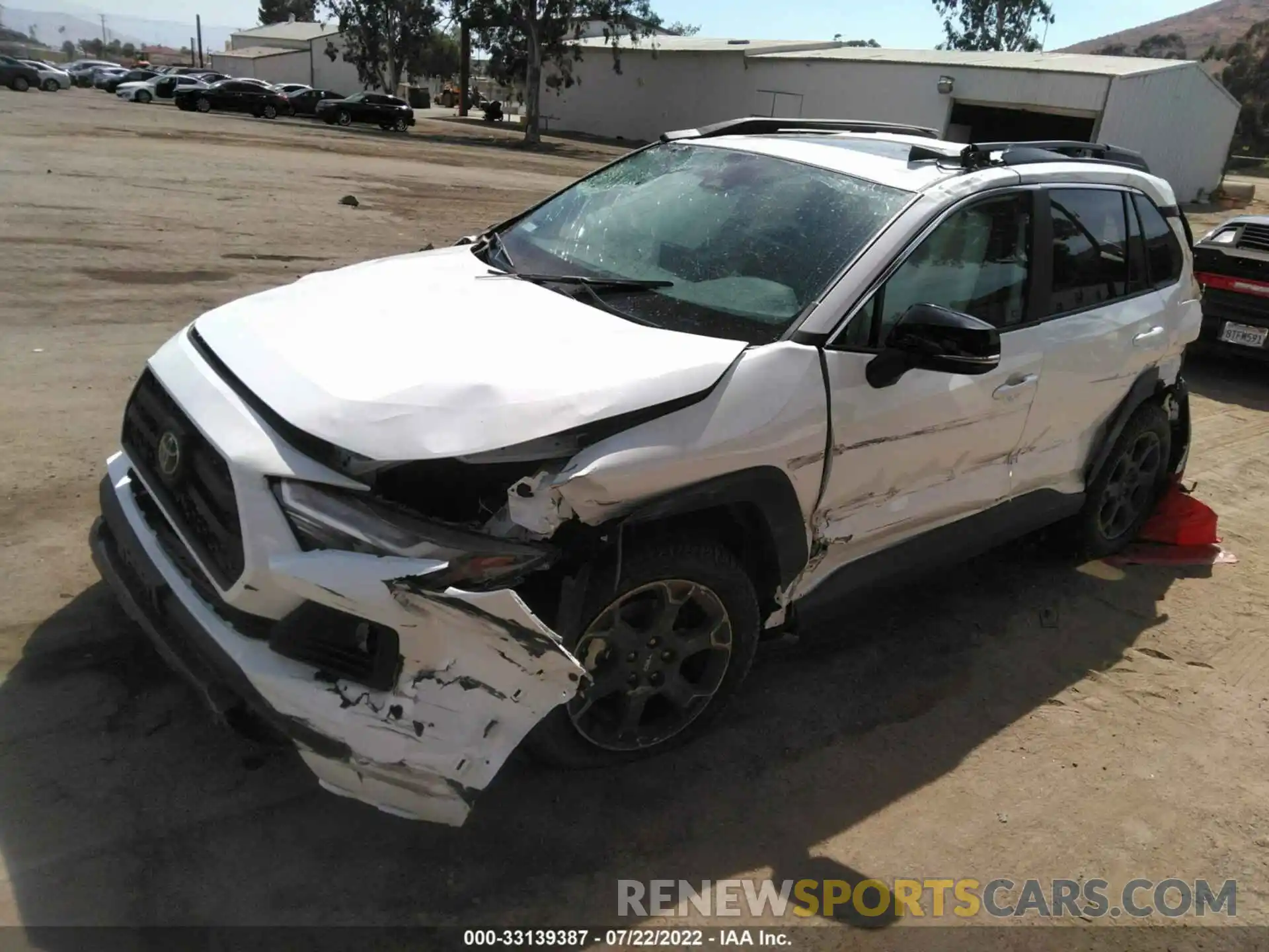 2 Photograph of a damaged car 2T3S1RFV0NW268451 TOYOTA RAV4 2022