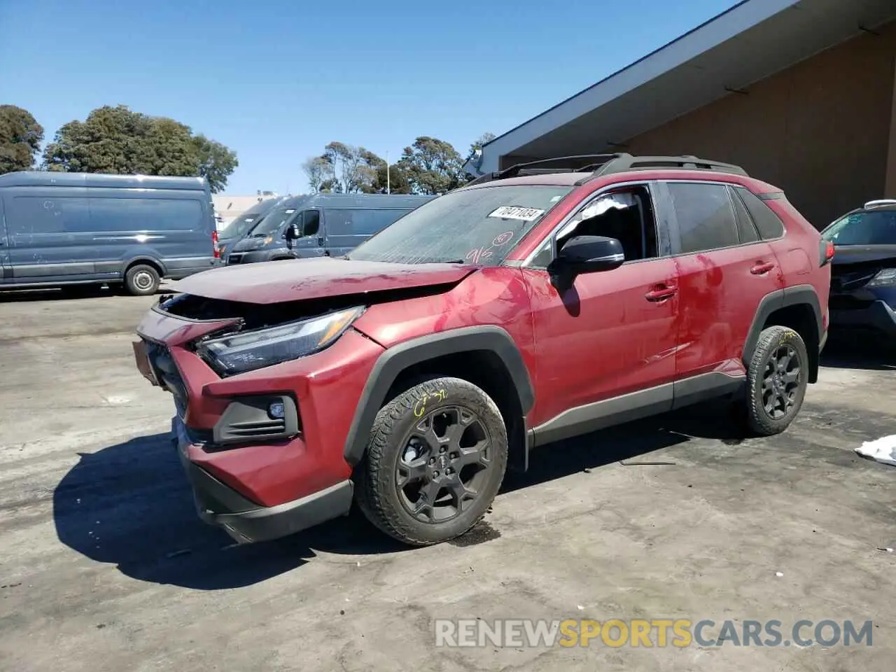 1 Photograph of a damaged car 2T3S1RFV2NW249836 TOYOTA RAV4 2022