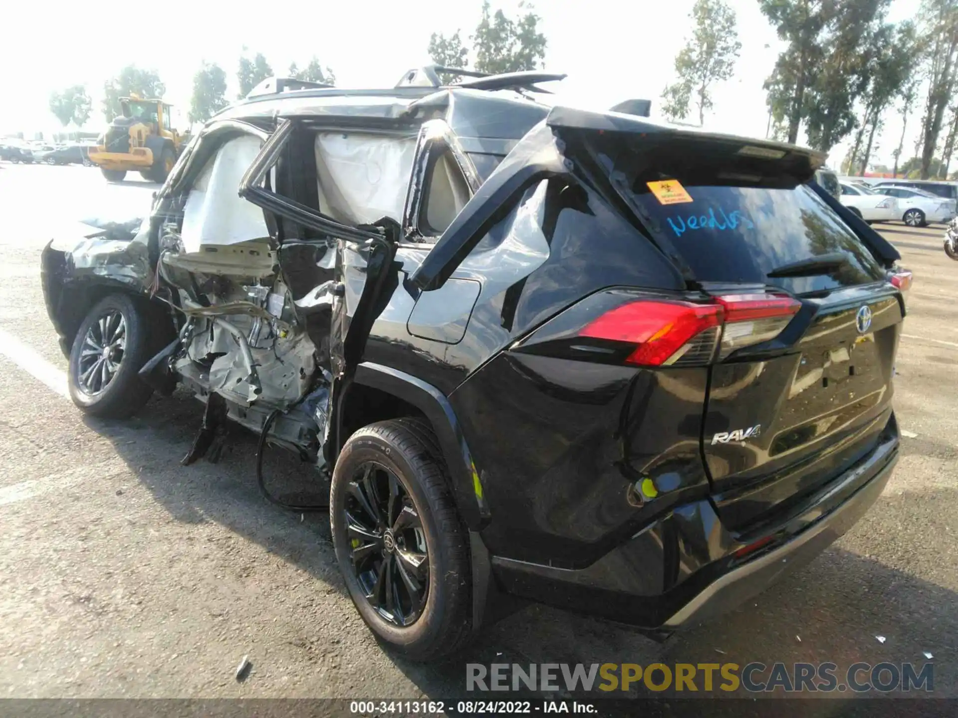 3 Photograph of a damaged car 2T3T6RFV9NW031091 TOYOTA RAV4 2022