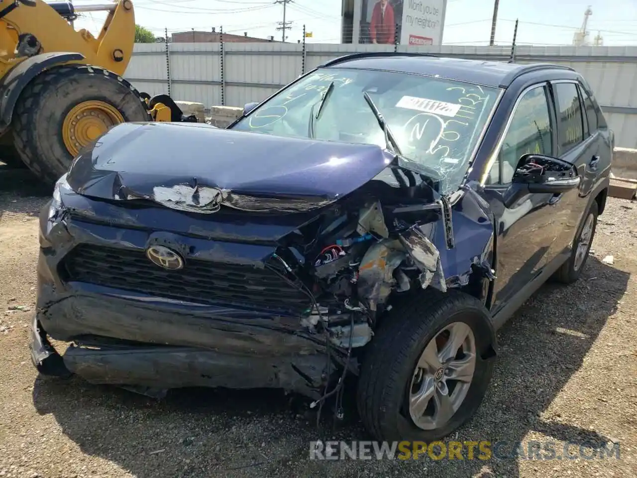 2 Photograph of a damaged car 2T3W1RFV0NW190920 TOYOTA RAV4 2022