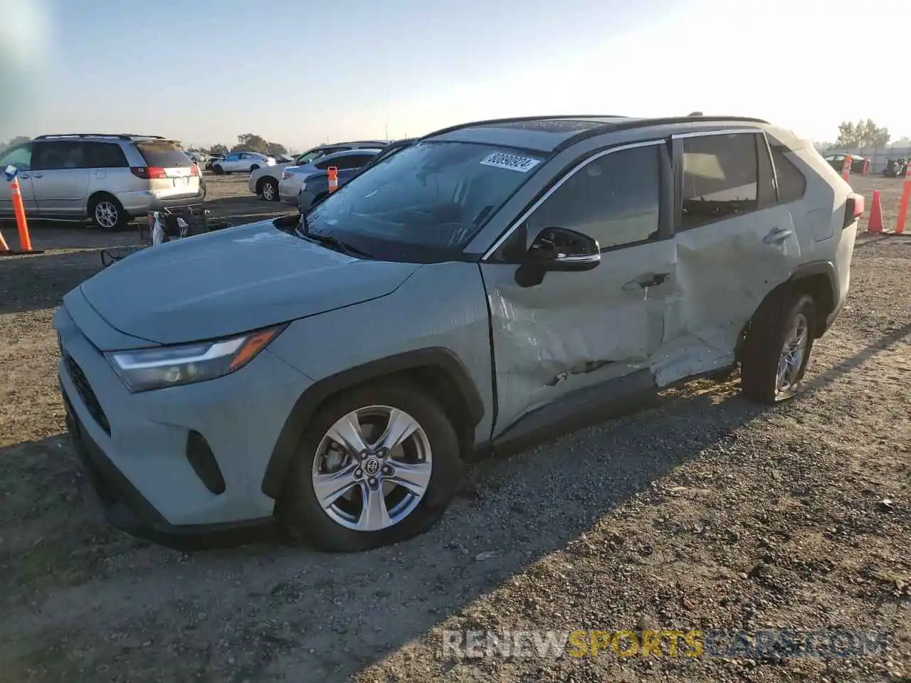 1 Photograph of a damaged car 2T3W1RFV0NW211412 TOYOTA RAV4 2022