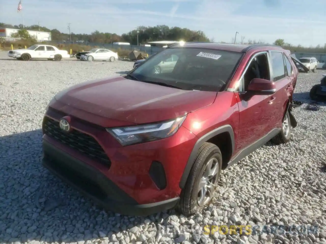 2 Photograph of a damaged car 2T3W1RFV1NW186326 TOYOTA RAV4 2022