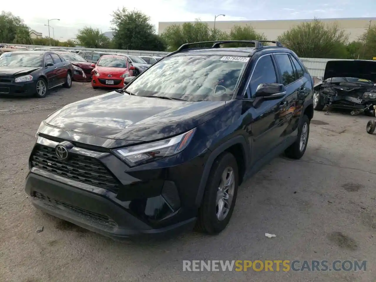 2 Photograph of a damaged car 2T3W1RFV2NC194484 TOYOTA RAV4 2022