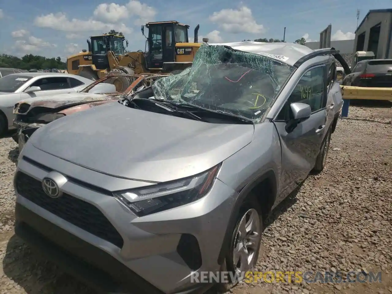 2 Photograph of a damaged car 2T3W1RFV3NC177578 TOYOTA RAV4 2022