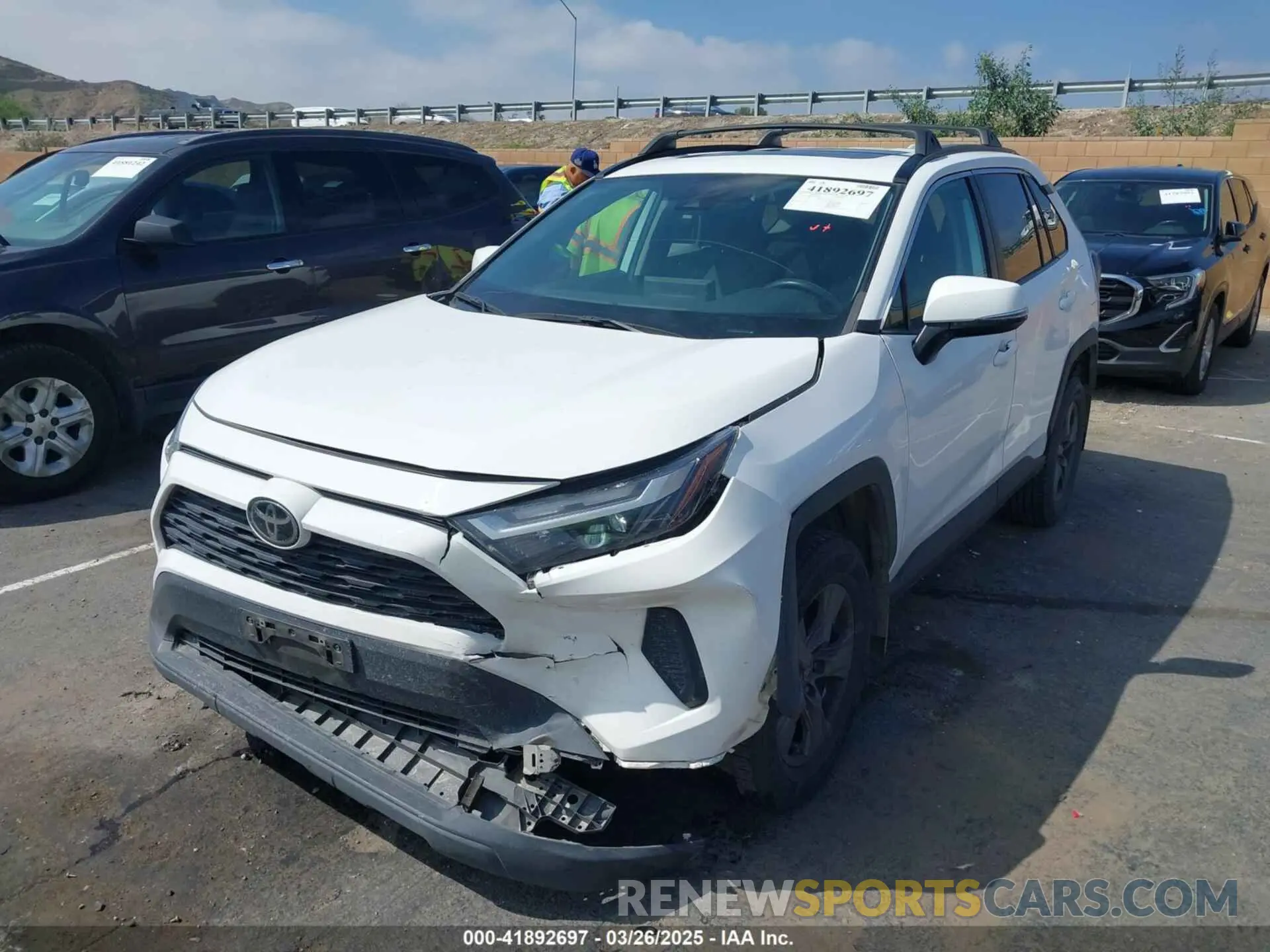 2 Photograph of a damaged car 2T3W1RFV3NC181386 TOYOTA RAV4 2022