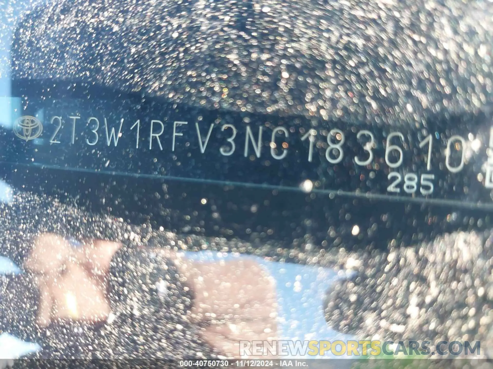 9 Photograph of a damaged car 2T3W1RFV3NC183610 TOYOTA RAV4 2022