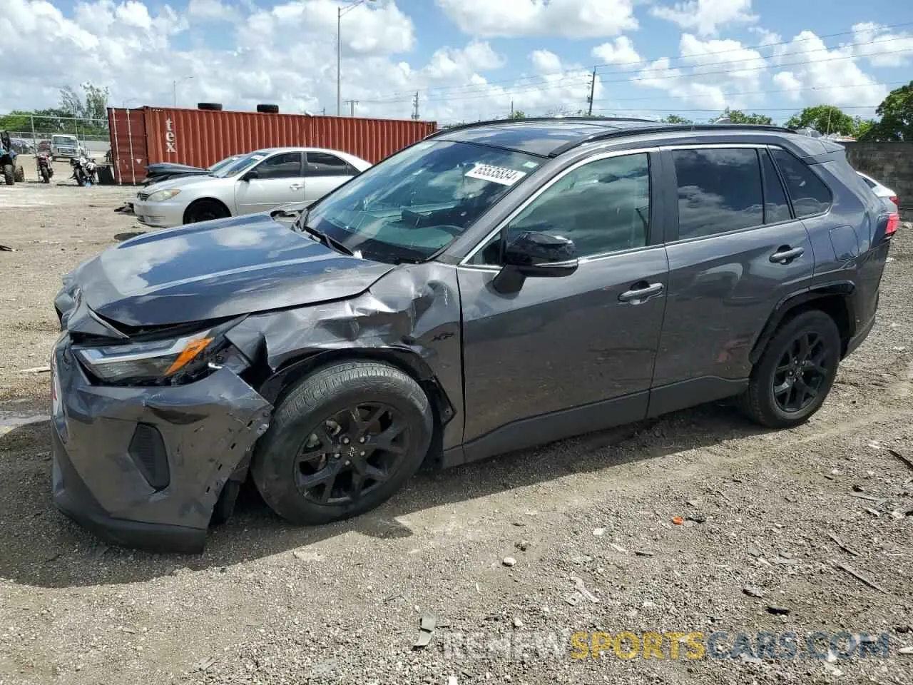 1 Photograph of a damaged car 2T3W1RFV3NC205153 TOYOTA RAV4 2022