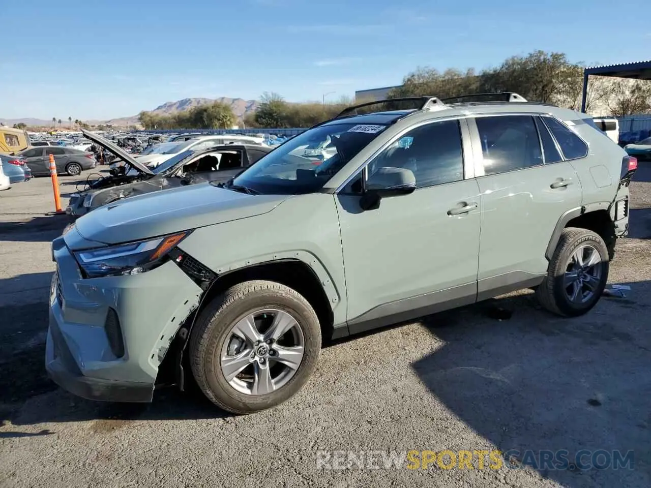 1 Photograph of a damaged car 2T3W1RFV3NW194685 TOYOTA RAV4 2022
