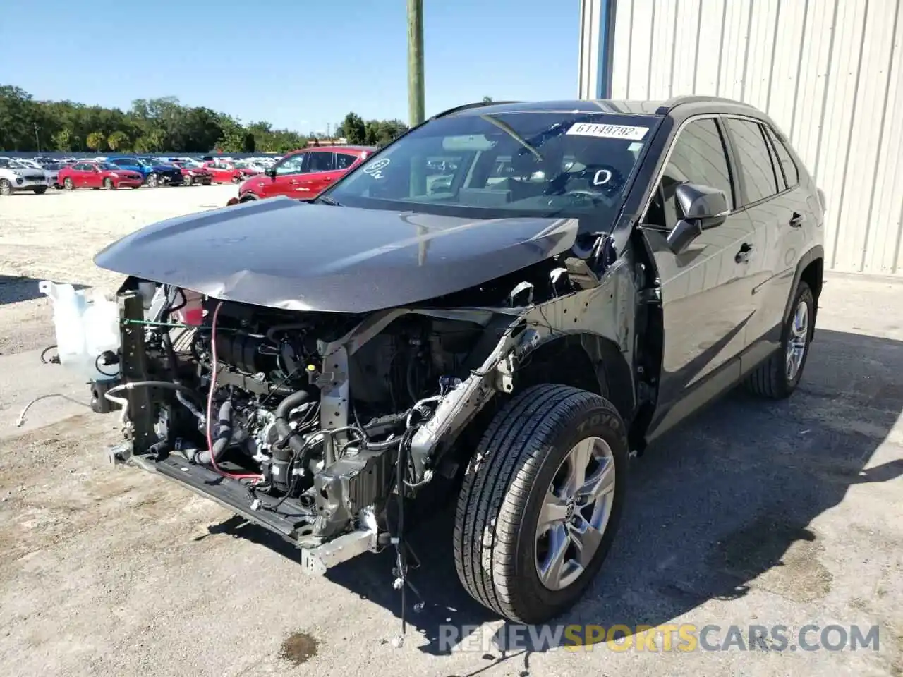 2 Photograph of a damaged car 2T3W1RFV5NC186282 TOYOTA RAV4 2022