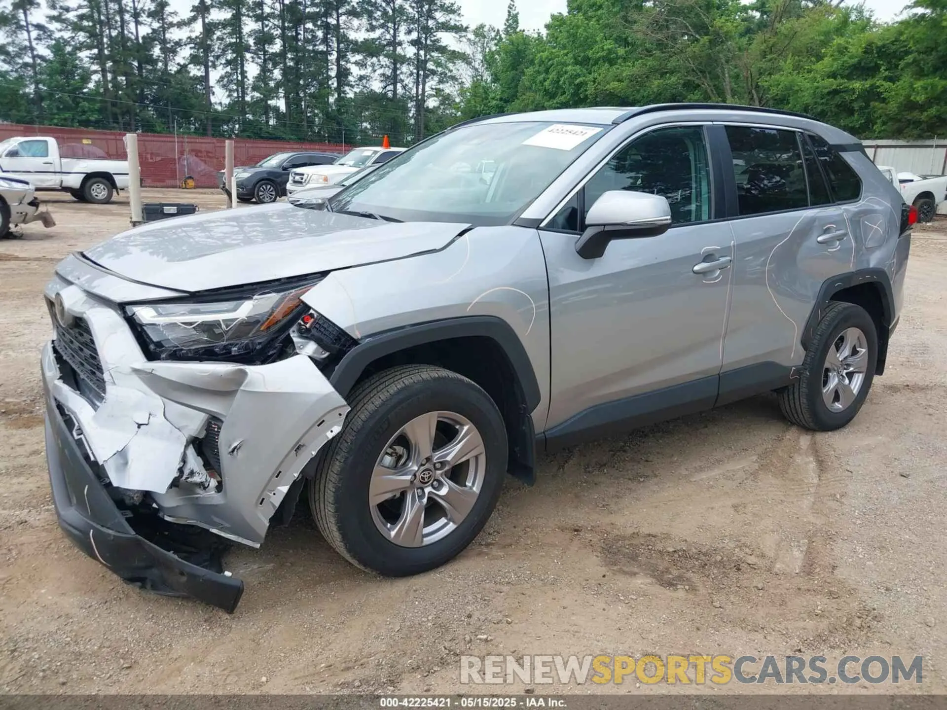 2 Photograph of a damaged car 2T3W1RFV5NW221028 TOYOTA RAV4 2022