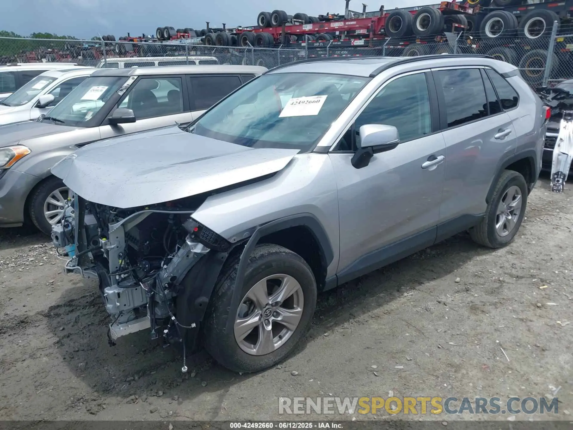2 Photograph of a damaged car 2T3W1RFV6NC176814 TOYOTA RAV4 2022