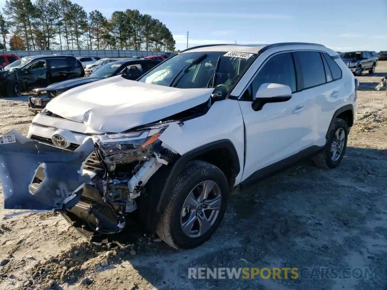 1 Photograph of a damaged car 2T3W1RFV6NC207124 TOYOTA RAV4 2022