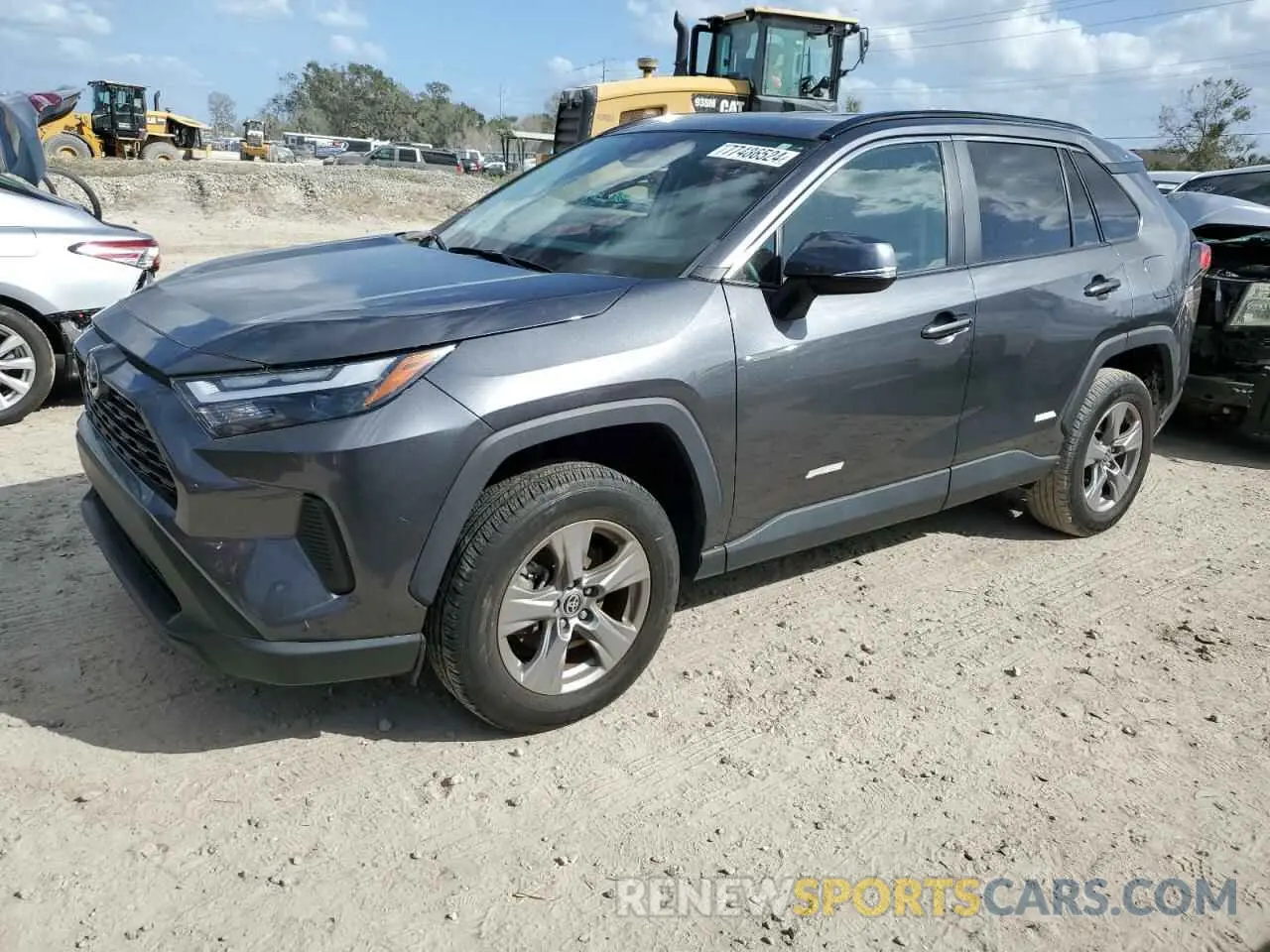 1 Photograph of a damaged car 2T3W1RFV7NC180077 TOYOTA RAV4 2022