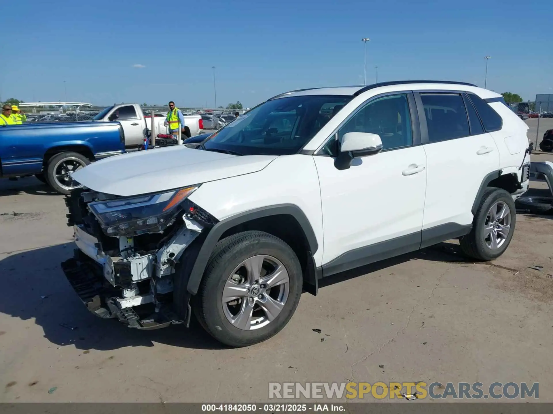 2 Photograph of a damaged car 2T3W1RFV7NC195971 TOYOTA RAV4 2022