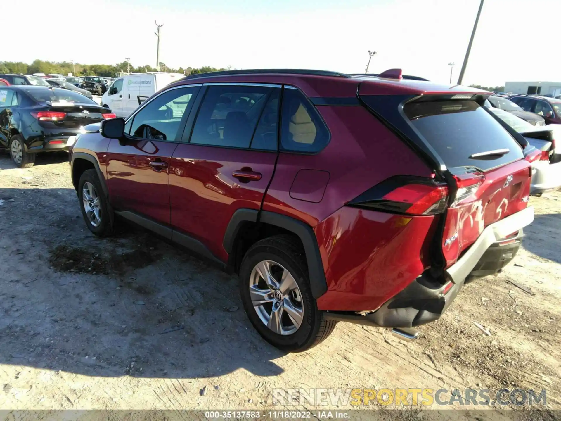 3 Photograph of a damaged car 2T3W1RFV7NW202917 TOYOTA RAV4 2022