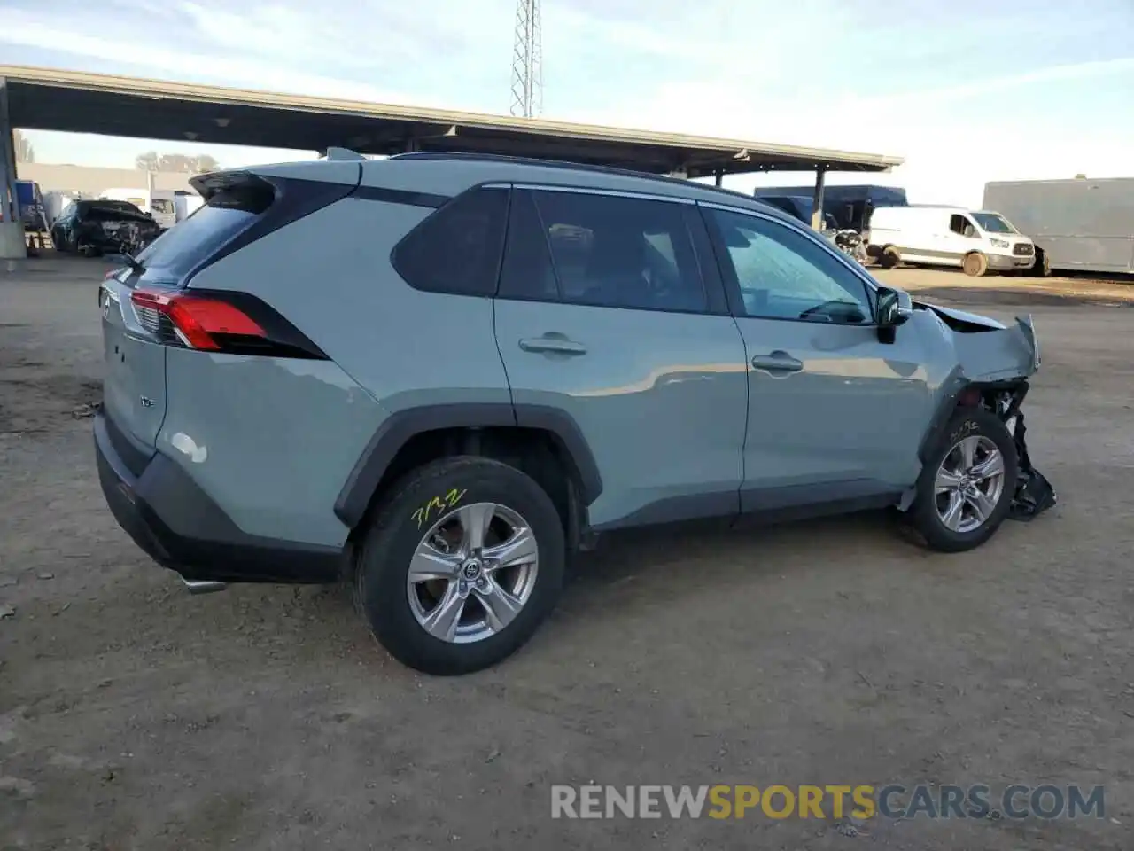 3 Photograph of a damaged car 2T3W1RFV7NW206496 TOYOTA RAV4 2022