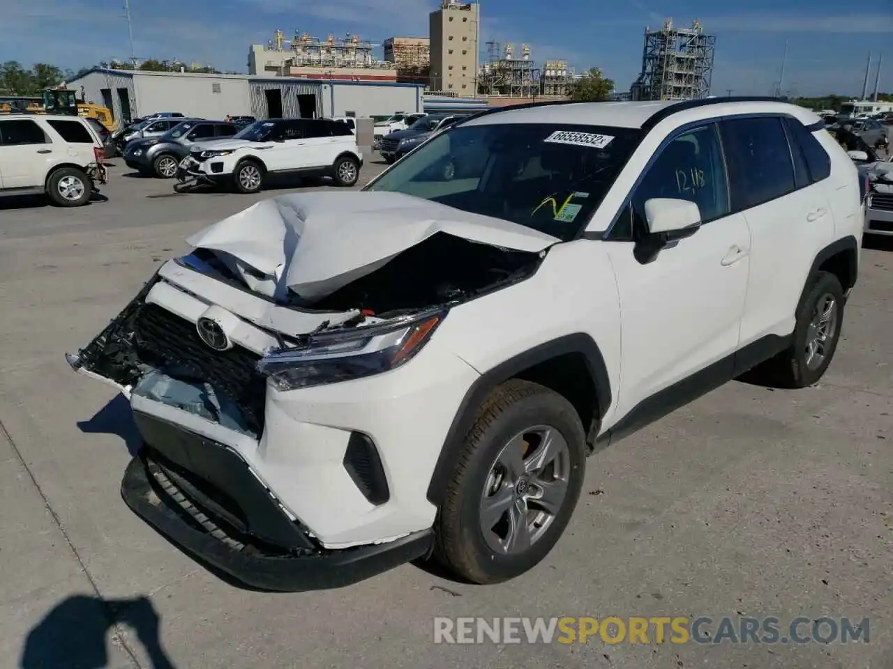 2 Photograph of a damaged car 2T3W1RFV8NC179598 TOYOTA RAV4 2022