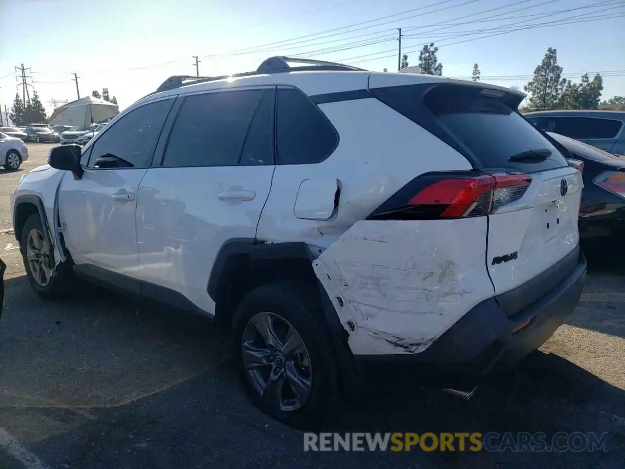 2 Photograph of a damaged car 2T3W1RFV9NC185748 TOYOTA RAV4 2022