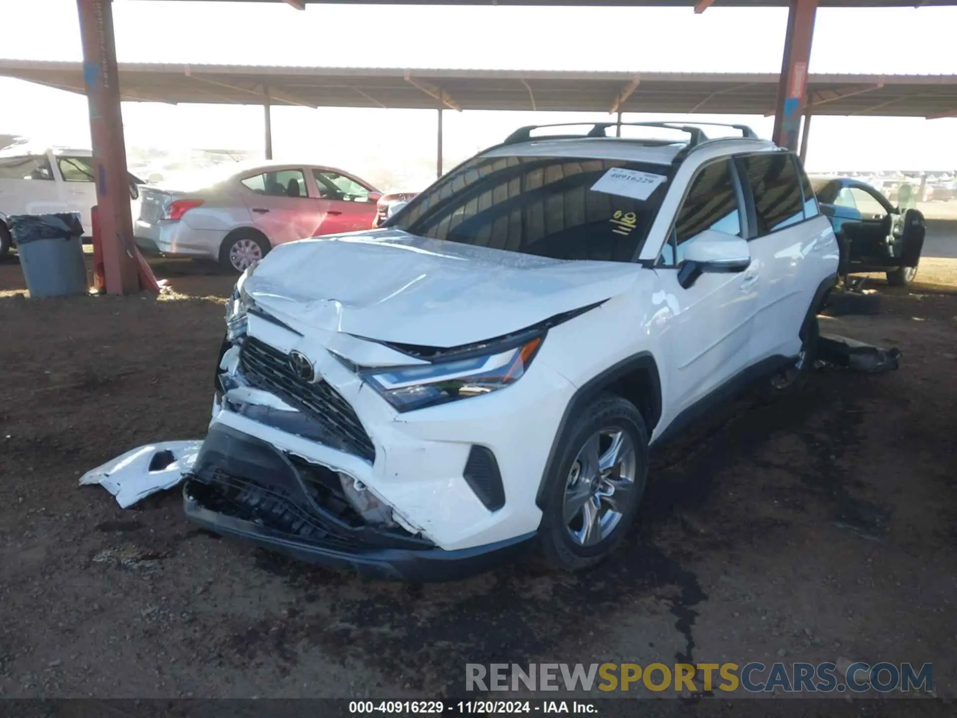 2 Photograph of a damaged car 2T3W1RFV9NC210258 TOYOTA RAV4 2022