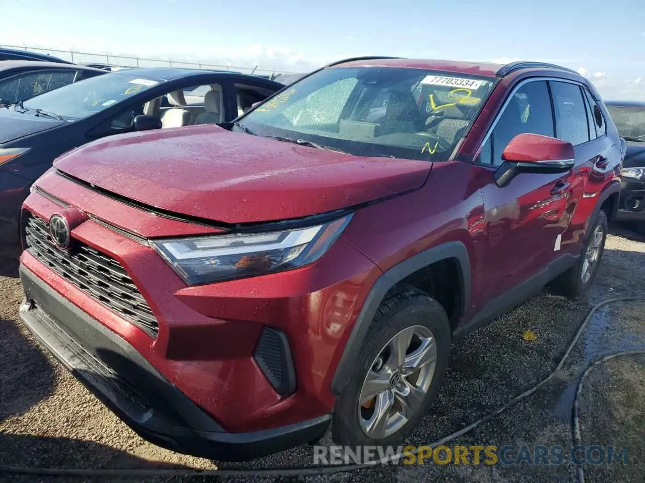 1 Photograph of a damaged car 2T3W1RFV9NW187482 TOYOTA RAV4 2022