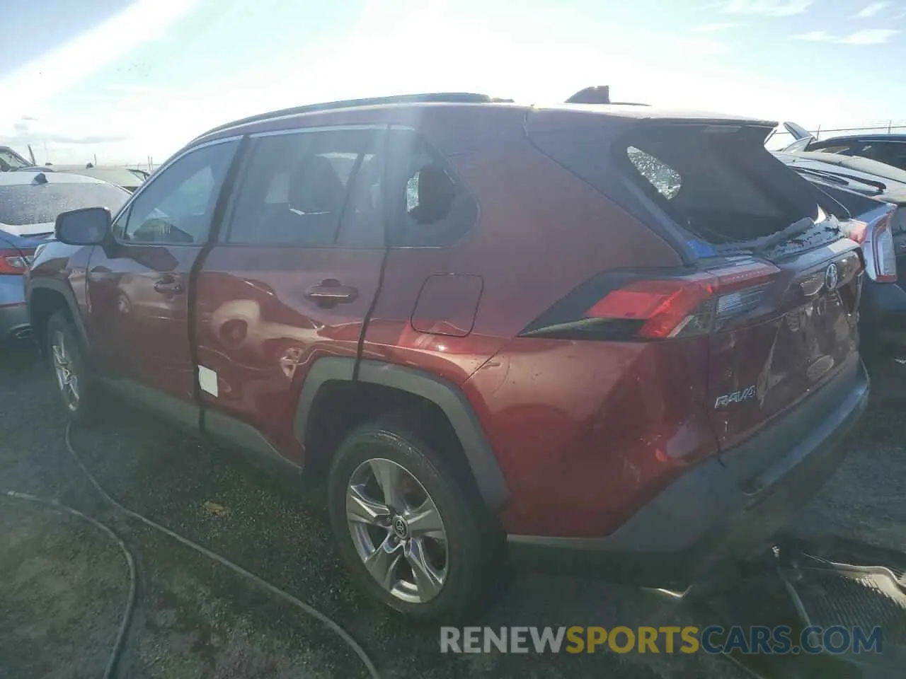 2 Photograph of a damaged car 2T3W1RFV9NW187482 TOYOTA RAV4 2022