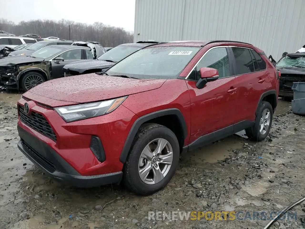 1 Photograph of a damaged car 2T3W1RFVXNW197213 TOYOTA RAV4 2022