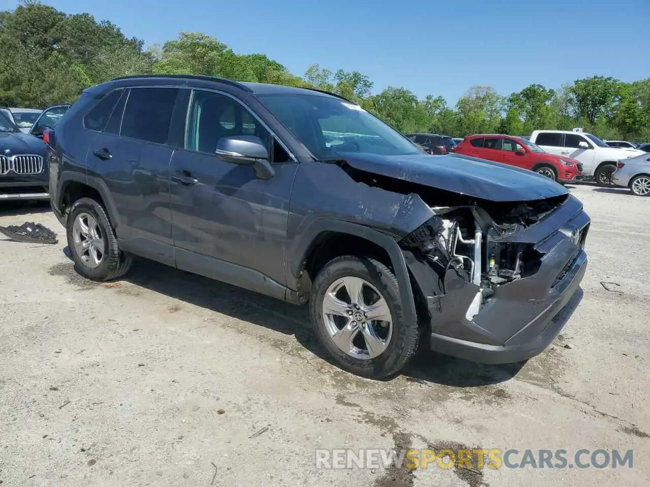 4 Photograph of a damaged car 2T3W1RFVXNW201440 TOYOTA RAV4 2022